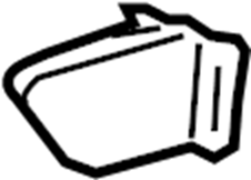 View 6928408010B1 Interior Door Handle Screw Cap Full-Sized Product Image