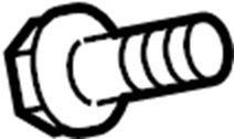 View 9014960086 Quarter Panel Glass Latch Bolt Full-Sized Product Image