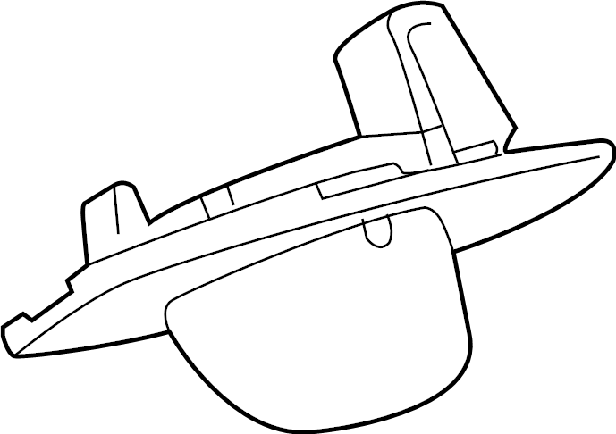 View 8127172011 License Plate Light Lens Full-Sized Product Image