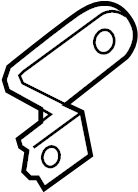 View 123310V010 Engine Support Rod Bracket Full-Sized Product Image