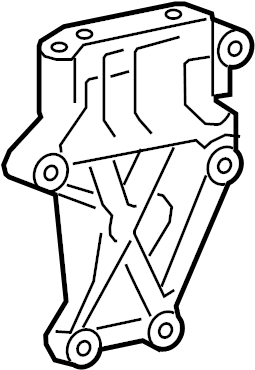 View 123130V040 Bracket. Mount. (Lower) Full-Sized Product Image