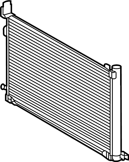 View 884A008010 A/C Condenser Full-Sized Product Image