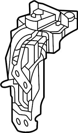 View 12303F0140 Bracket. Mount. (Front, Rear, Upper) Full-Sized Product Image