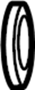 View 17451F0020 Gasket. Pipe. Muffler. Exhaust. (Front, Rear) Full-Sized Product Image