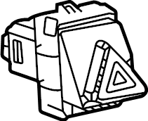View 8433208040 Hazard Warning Switch Full-Sized Product Image