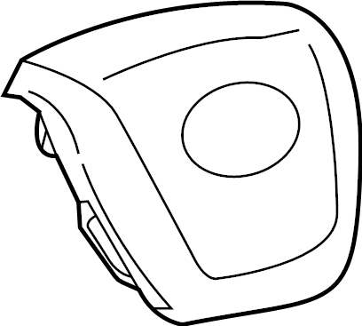 View 4513008110C0 Steering Wheel Air Bag Full-Sized Product Image