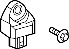 View 8917309D60 Air Bag Impact Sensor (Front) Full-Sized Product Image