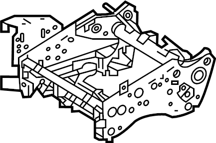 View 7910108051 Seat Frame (Lower) Full-Sized Product Image