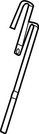 View 7250708050B4 Seat Back Recliner Adjustment Handle (Right) Full-Sized Product Image