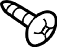 View 9008016111 Molding. Screw. Rocker. (Upper) Full-Sized Product Image