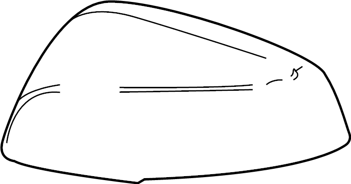 View 8794508050C0 Door Mirror Cover Full-Sized Product Image
