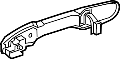 View 6921008060B1 Exterior Door Handle (Front) Full-Sized Product Image