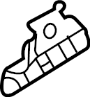 View 6176508030 Wheel Housing Bracket (Front, Lower) Full-Sized Product Image