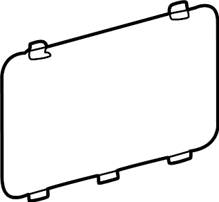 View 6470708020B0 Interior Quarter Panel Trim Panel Access Cover (Upper) Full-Sized Product Image