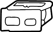View 8553208050 12 Volt Accessory Power Outlet (Rear) Full-Sized Product Image