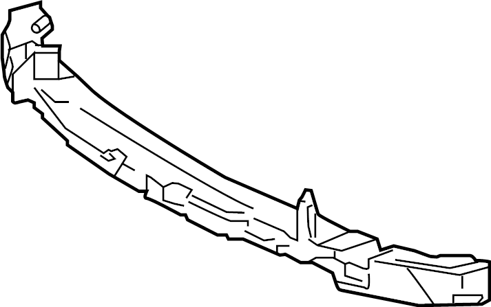 View 5261407010 Bumper Impact Absorber (Front, Upper) Full-Sized Product Image