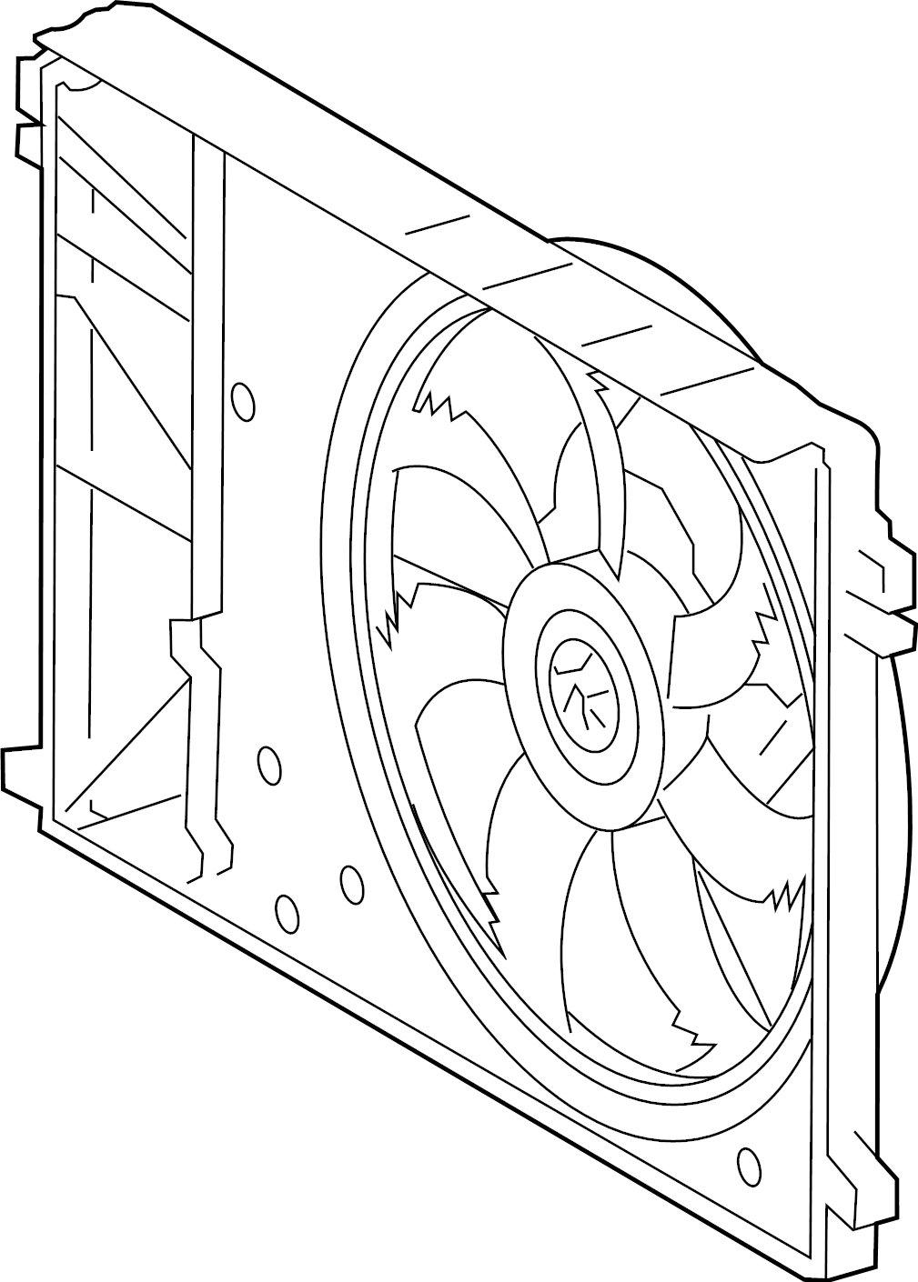 View 16360F0020 Engine Cooling Fan Assembly Full-Sized Product Image