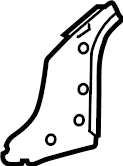 View 6116307010 Cowl Side Panel (Front, Lower) Full-Sized Product Image