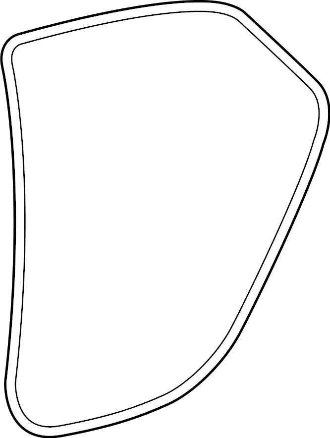 View 6233207040 Door Seal (Rear, Lower) Full-Sized Product Image