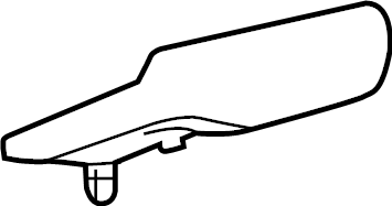 View 7422007030B2 Door Armrest (Front) Full-Sized Product Image