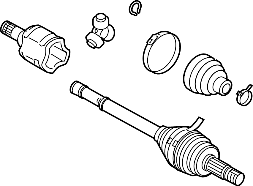View 423400R010 CV Axle Assembly (Rear) Full-Sized Product Image