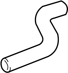 View 165710H020 Radiator Coolant Hose (Upper, Lower) Full-Sized Product Image