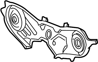 View 1132320030 Engine Timing Cover (Front, Upper) Full-Sized Product Image