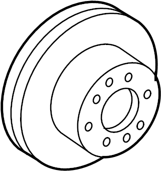 View 4351208040 Disc Brake Rotor (Front) Full-Sized Product Image