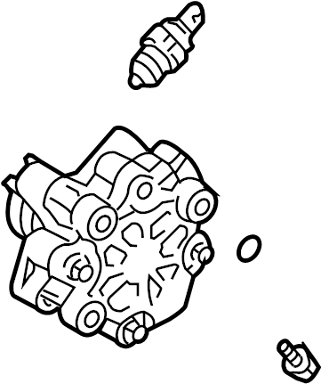 View 4431006071 Power Steering Pump Full-Sized Product Image