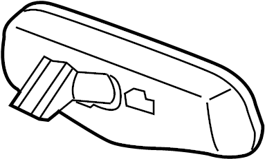 View 8781006090 Interior Rear View Mirror (Right) Full-Sized Product Image