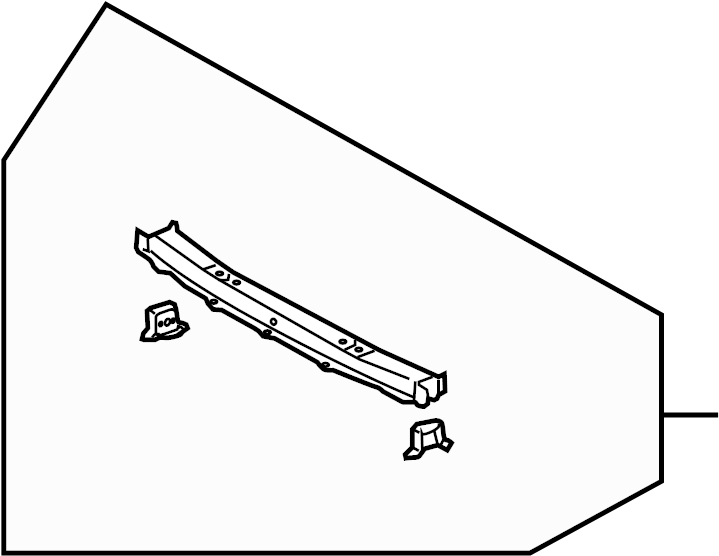 View 5710447010 Radiator Support Tie Bar (Front, Lower) Full-Sized Product Image