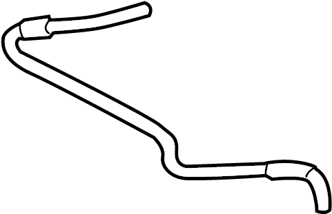 View G922647010 Drive Motor Inverter Radiator Hose. Engine Coolant Hose. Hose, Inverter CoolI.  Full-Sized Product Image