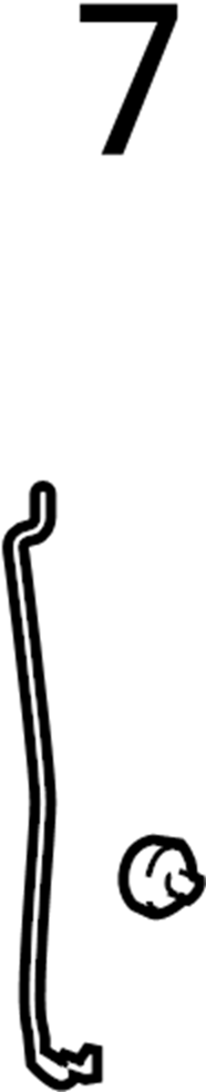 View 9048015028 Rod. Support. Grommet.  Full-Sized Product Image