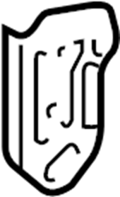 View 5711812130 Plate. Bracket. (Front, Rear, Lower) Full-Sized Product Image