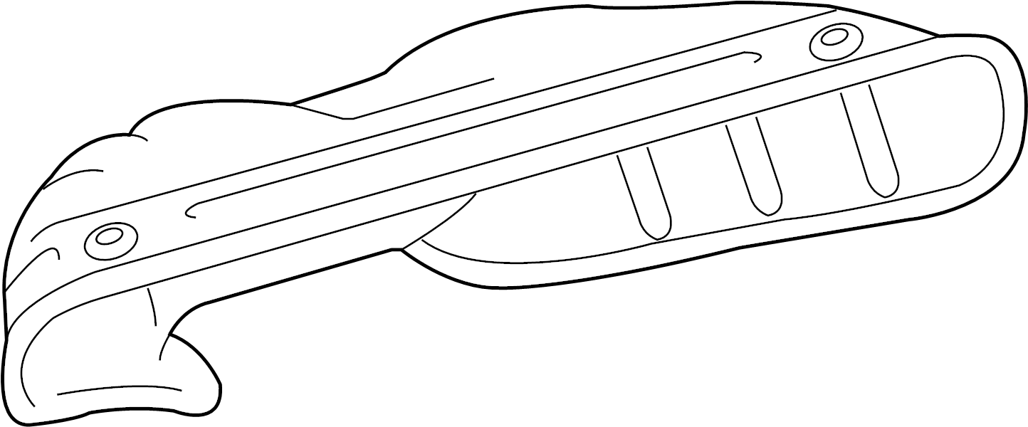 View 1716721091 Exhaust Manifold Heat Shield Full-Sized Product Image