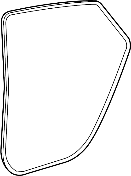 View 6233247020B0 Door Seal (Rear, Lower) Full-Sized Product Image