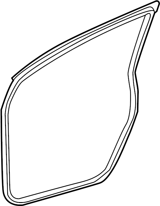 View 6786147020 Door Seal (Front, Lower) Full-Sized Product Image