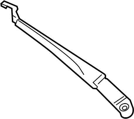 View 8522147090 Windshield Wiper Arm (Left, Front) Full-Sized Product Image