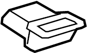 View 5568747010 Dashboard Air Vent Trim Clip Full-Sized Product Image