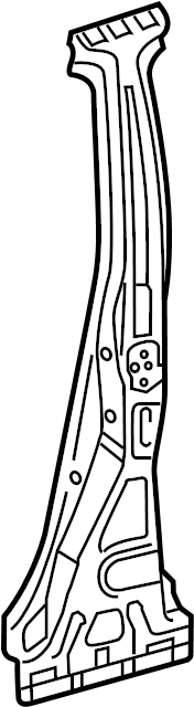 View 6103847050 Body B-Pillar Reinforcement (Lower) Full-Sized Product Image