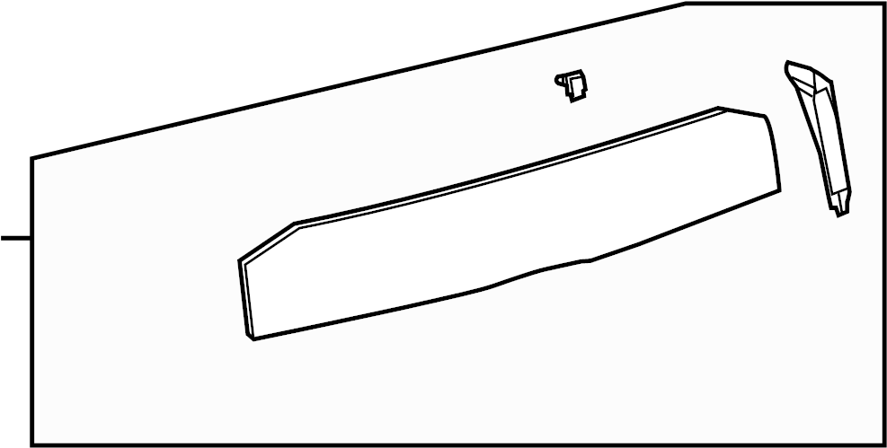 View 6482147030 Liftgate Glass (Front, Lower) Full-Sized Product Image