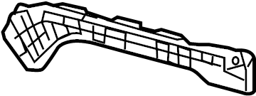 View 5257547021 Bumper Cover Bracket (Rear, Upper, Lower) Full-Sized Product Image