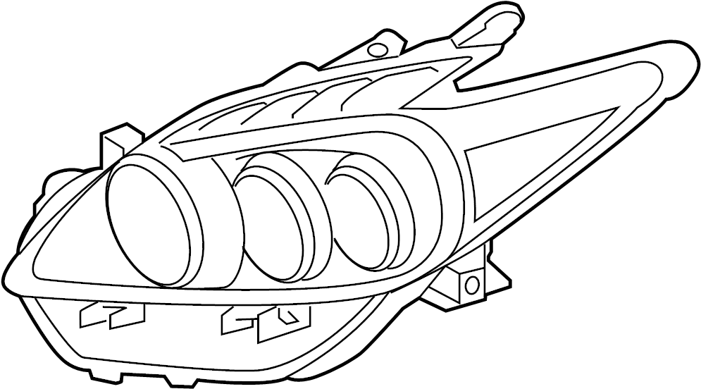 View 8114547310 Headlight Assembly Full-Sized Product Image