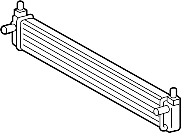 View G901047050 Drive Motor Inverter Cooler. Radiator Assembly.  Full-Sized Product Image