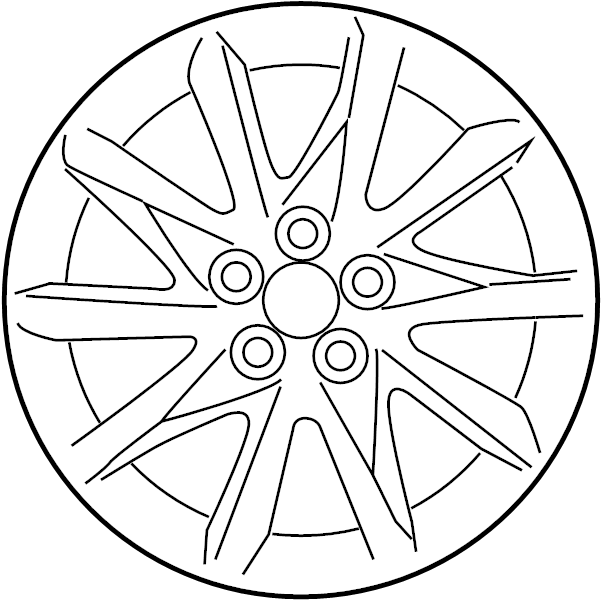 View 4261A47040 Wheel Full-Sized Product Image