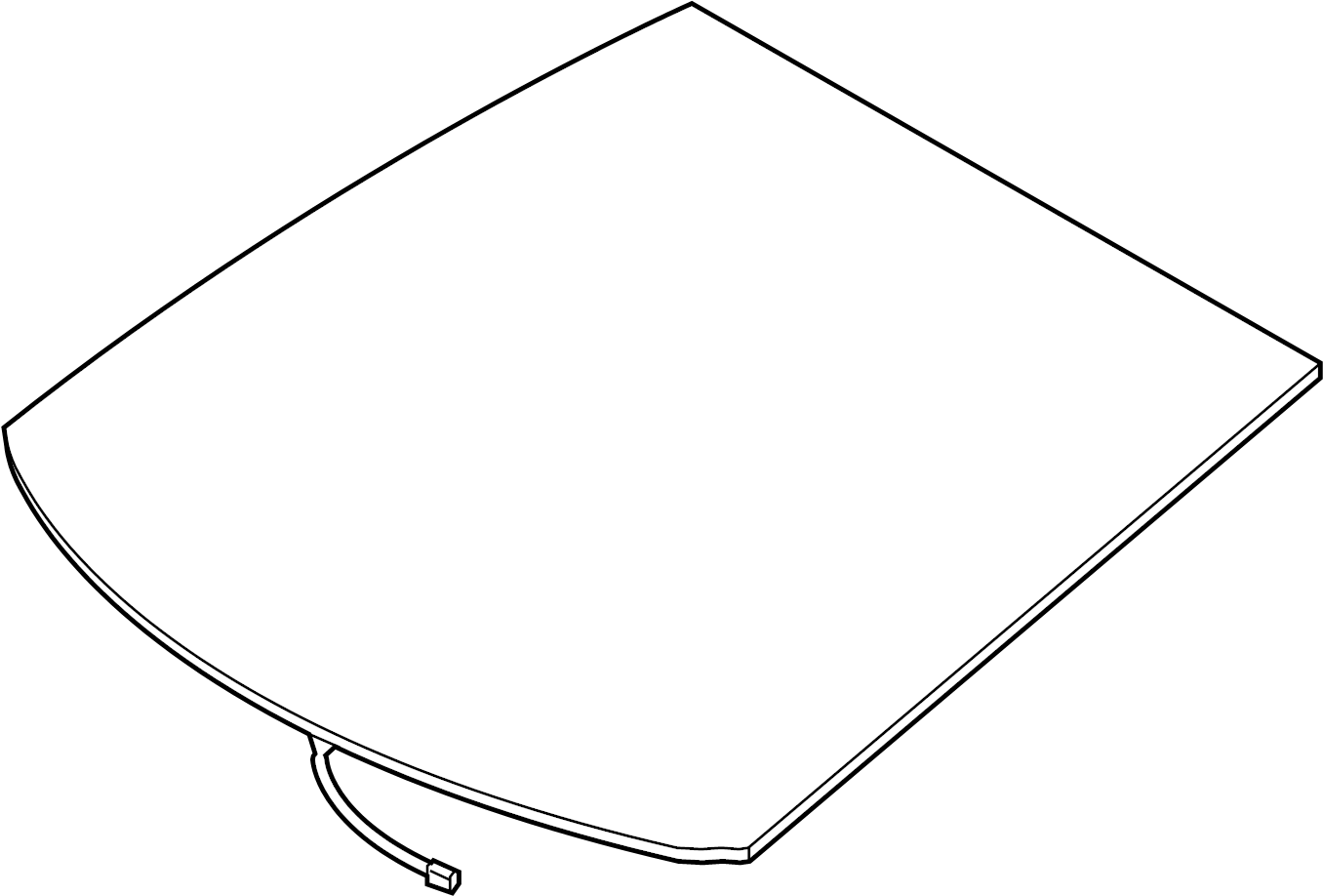 View 561014E919 Windshield Full-Sized Product Image