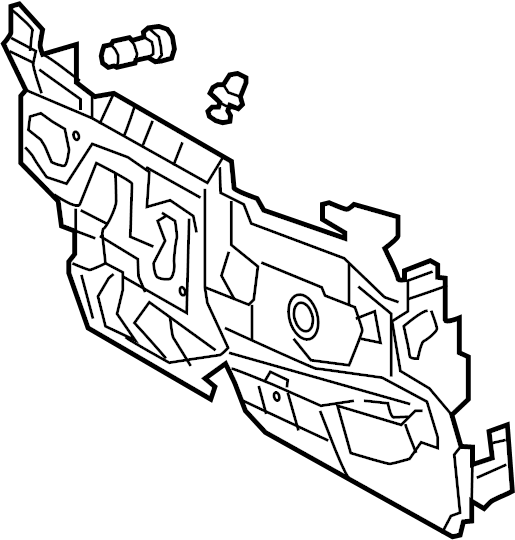 View 5521047120 Engine Compartment Insulation (Rear) Full-Sized Product Image