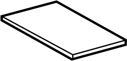 View 5881747040C0 Console Mat (Rear) Full-Sized Product Image