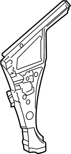 View 6110947070 Body A-Pillar Reinforcement (Front, Lower) Full-Sized Product Image