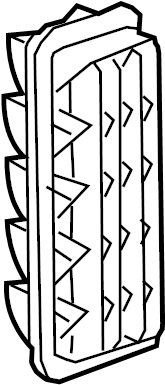 View 6293044010 Quarter Panel Vent Full-Sized Product Image